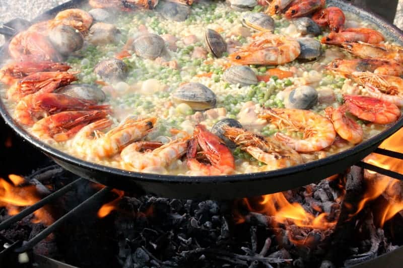 Paella Dish in Spain