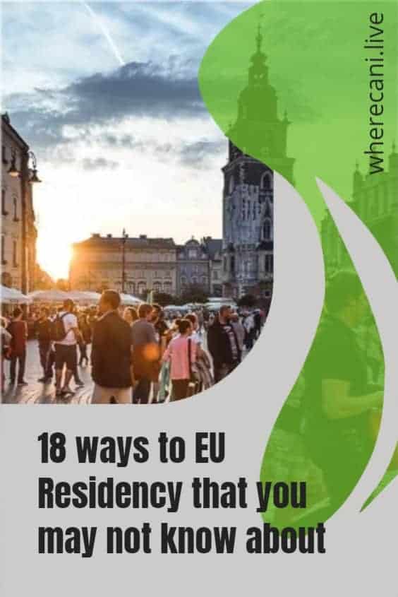 Get EU Residency 18 awesome ways you may not know