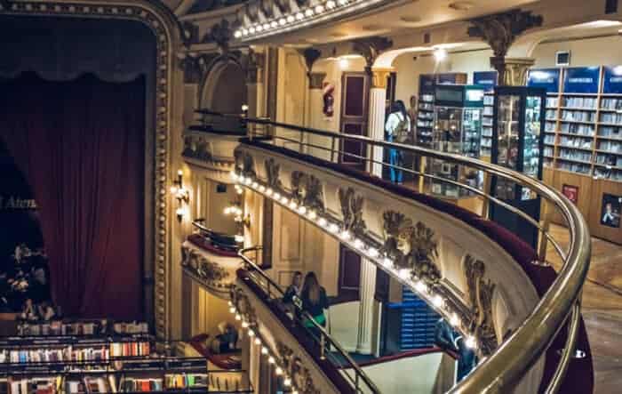 A beautiful library in Argentina where you can get permanent residence