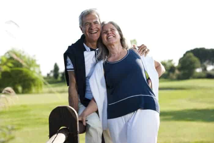 A happy retired couple in Portugal