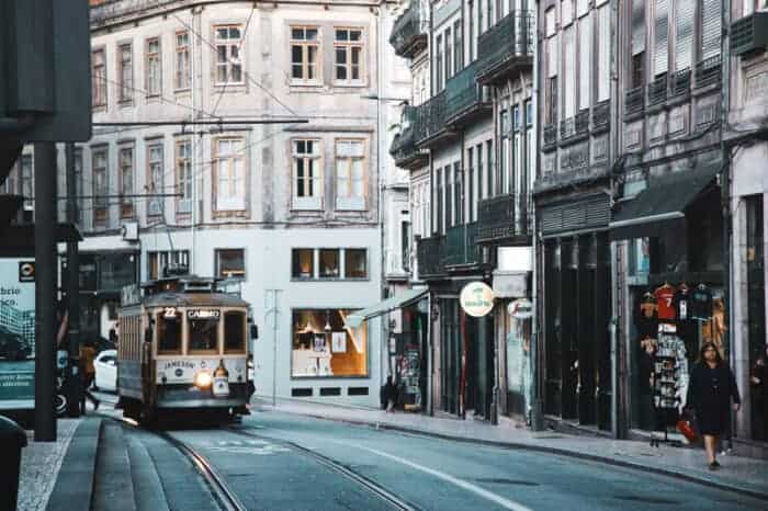 Street Car in Lisbon, Portugal