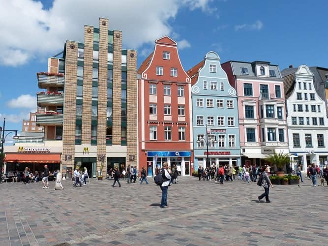 Buildings in a town in Germany