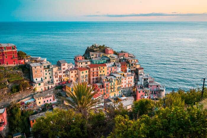 View of a beautiful town in Italy