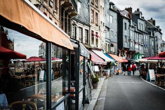 A french street scene