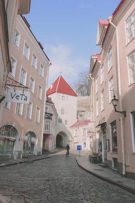 Beautiful buildings in Estonia