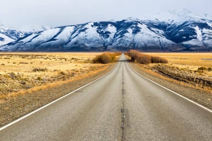 Road and mountains in Argentina