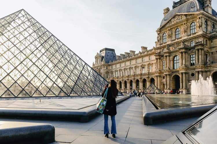 The Louvre in Paris, France