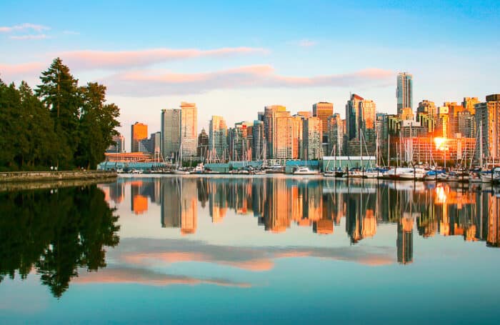 Vancouver Skyline in Canada