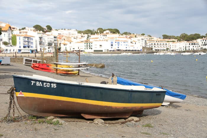 Boats in Cadeques Spain