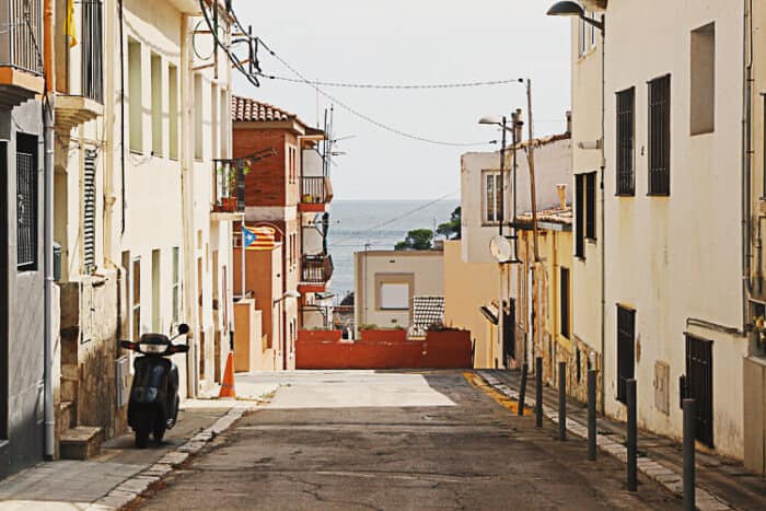 A street in the old area of a Spanish town