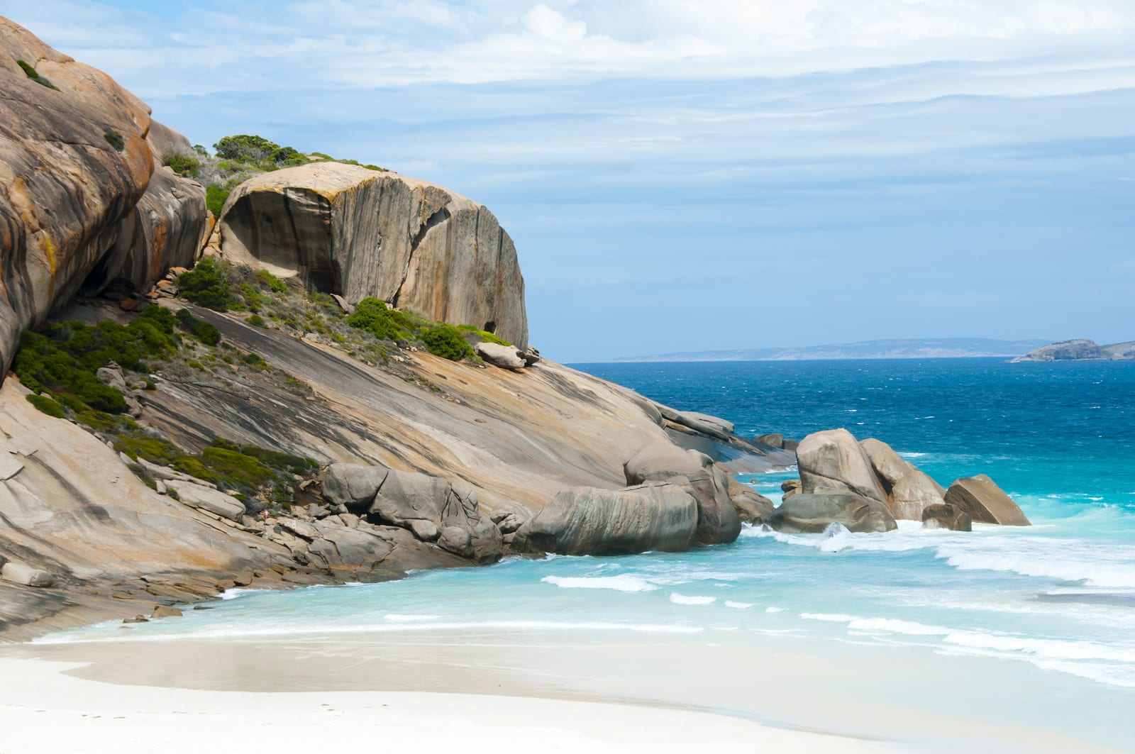 Beach and rocks on an Australian beach