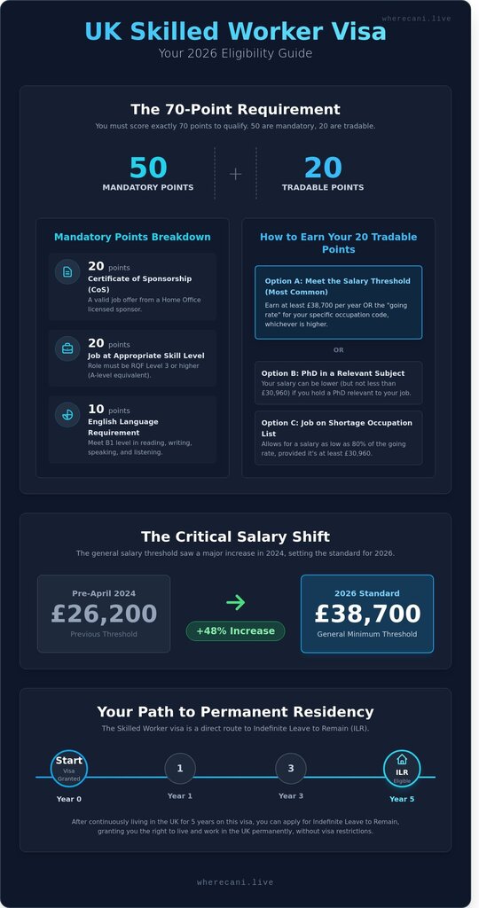 UK Skilled Worker Visa Eligibility 2026: The Ultimate Guide to Qualifying